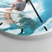 Esfera sin numeración, con rayas