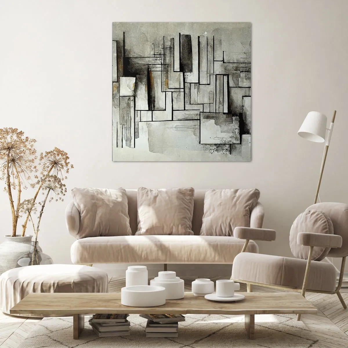 Cuadro sobre lienzo - Impresión de Imagen - El poder de la sencillez - 60x60 cm