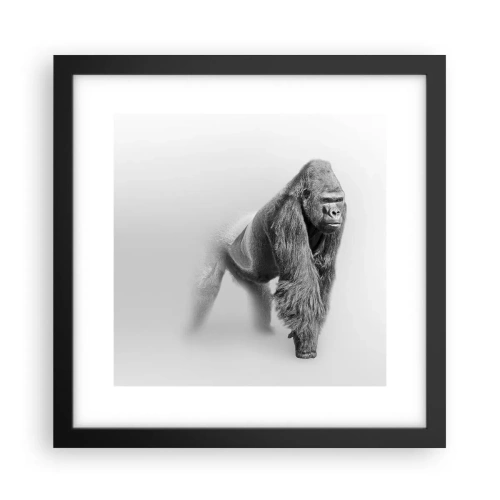 Póster en marco negro - Confiando en su fuerza - 30x30 cm