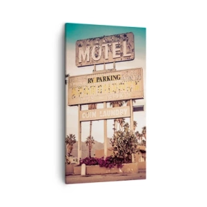 Cuadro sobre lienzo - Impresión de Imagen - El tiempo se detuvo - 45x80 cm