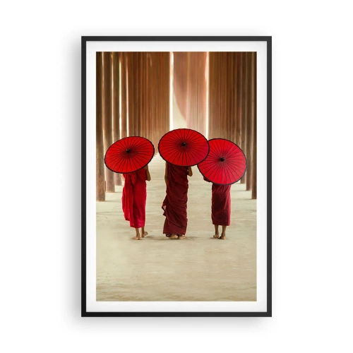 Póster en marco negro - En el camino a la Tierra Pura - 61x91 cm