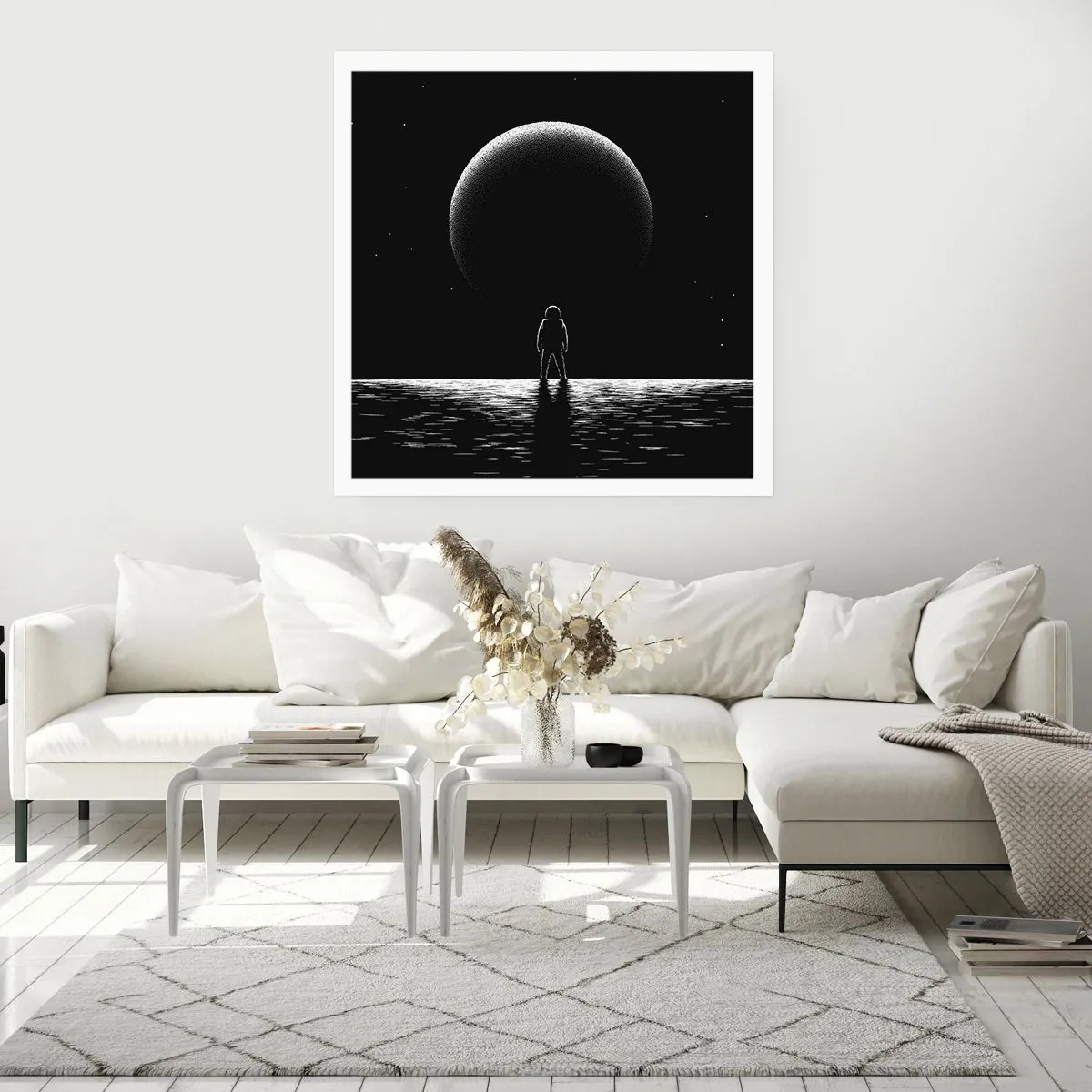 Póster - Cara a cara - 60x60 cm