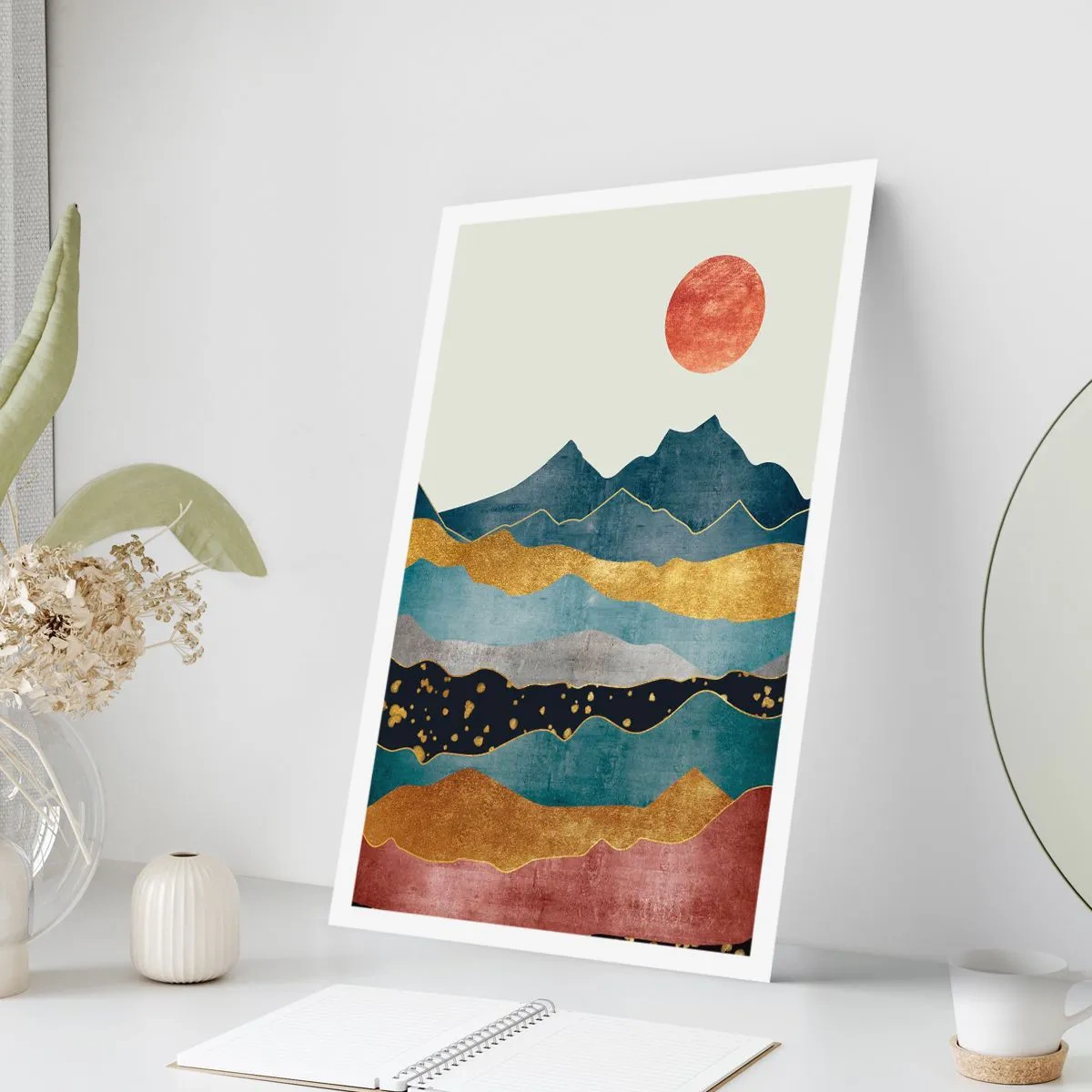 Póster - Sección transversal del mundo - 30x40 cm