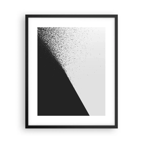 Póster en marco negro - Cada vez más rápido, cada vez más alto - 40x50 cm