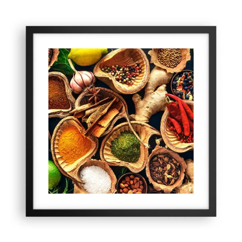 Póster en marco negro - Toma lo que quieras - 40x40 cm