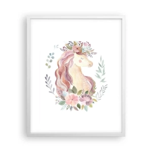 Póster en marco blanco - Una invitación al mundo de los cuentos de hadas - 40x50 cm