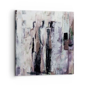 Cuadro sobre lienzo - Impresión de Imagen - El trío misterioso - 70x70 cm