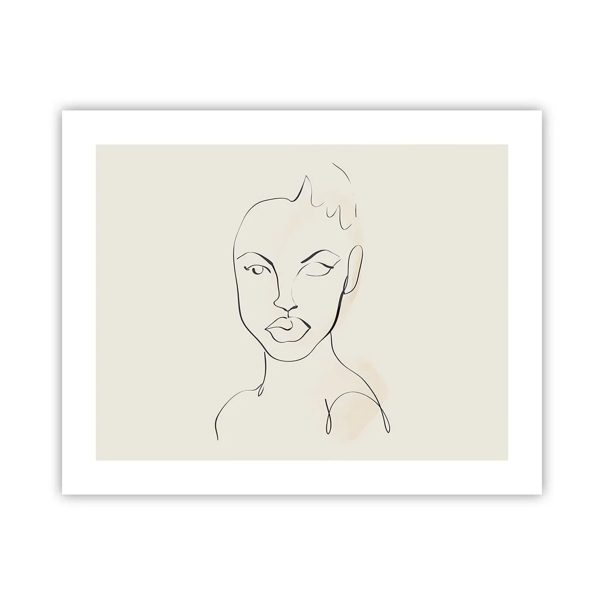 Póster - Un esbozo de sensualidad - 50x40 cm