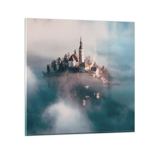 Cuadro sobre vidrio - Impresiones sobre Vidrio - Isla de los sueños - 50x50 cm