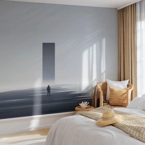 Fotomural Premium Sand - ¿Oportunidad o amenaza? - Minimalismo, Moderno, Soledad - 350x256 cm