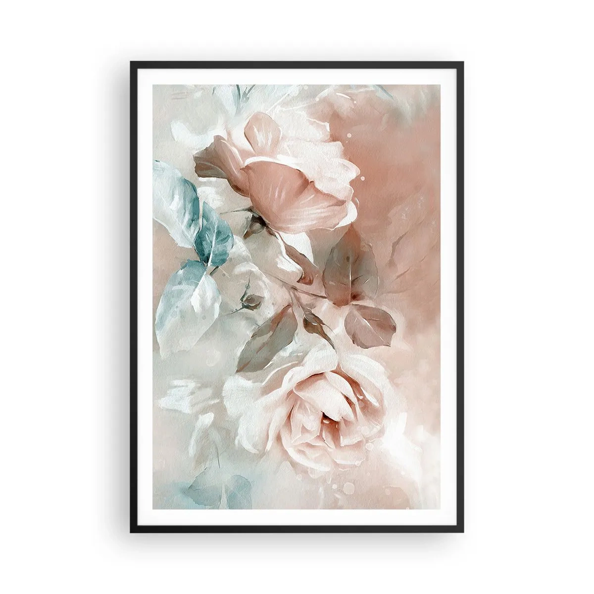 Póster en marco negro - El espíritu del romanticismo - 70x100 cm