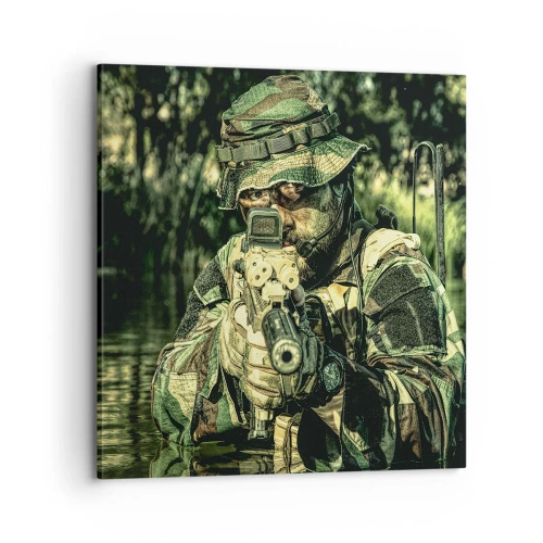 Cuadro sobre lienzo - Impresión de Imagen - El mejor de entre la élite - 70x70 cm