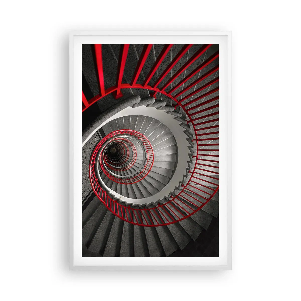 Póster en marco blanco - Juegos arquitectónicos - 61x91 cm