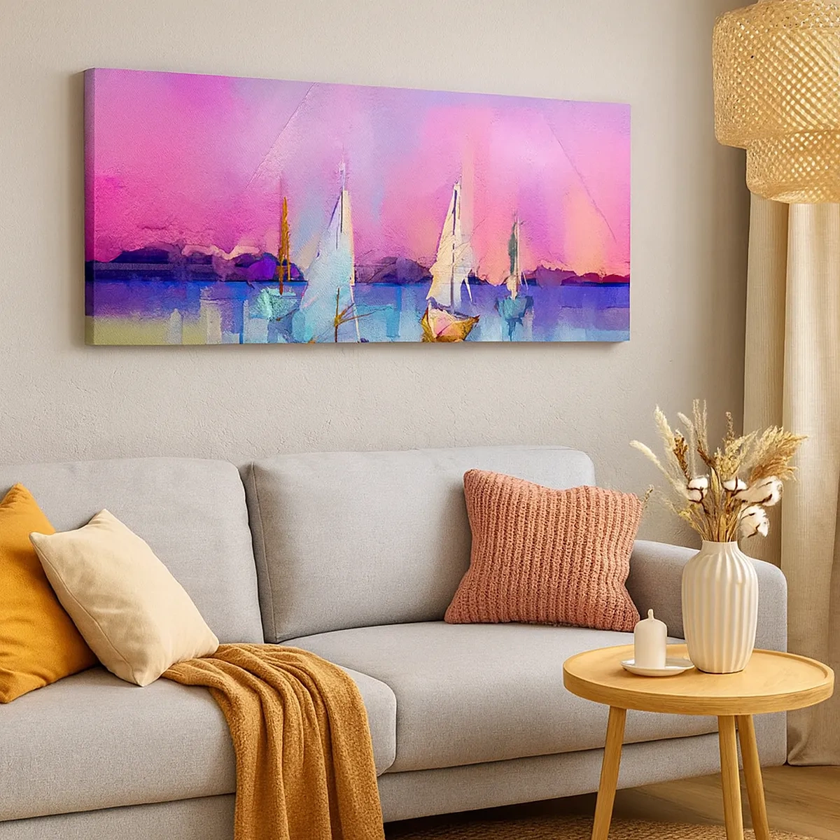 Cuadro sobre lienzo - Impresión de Imagen - Dirección alta mar - 30x30 cm