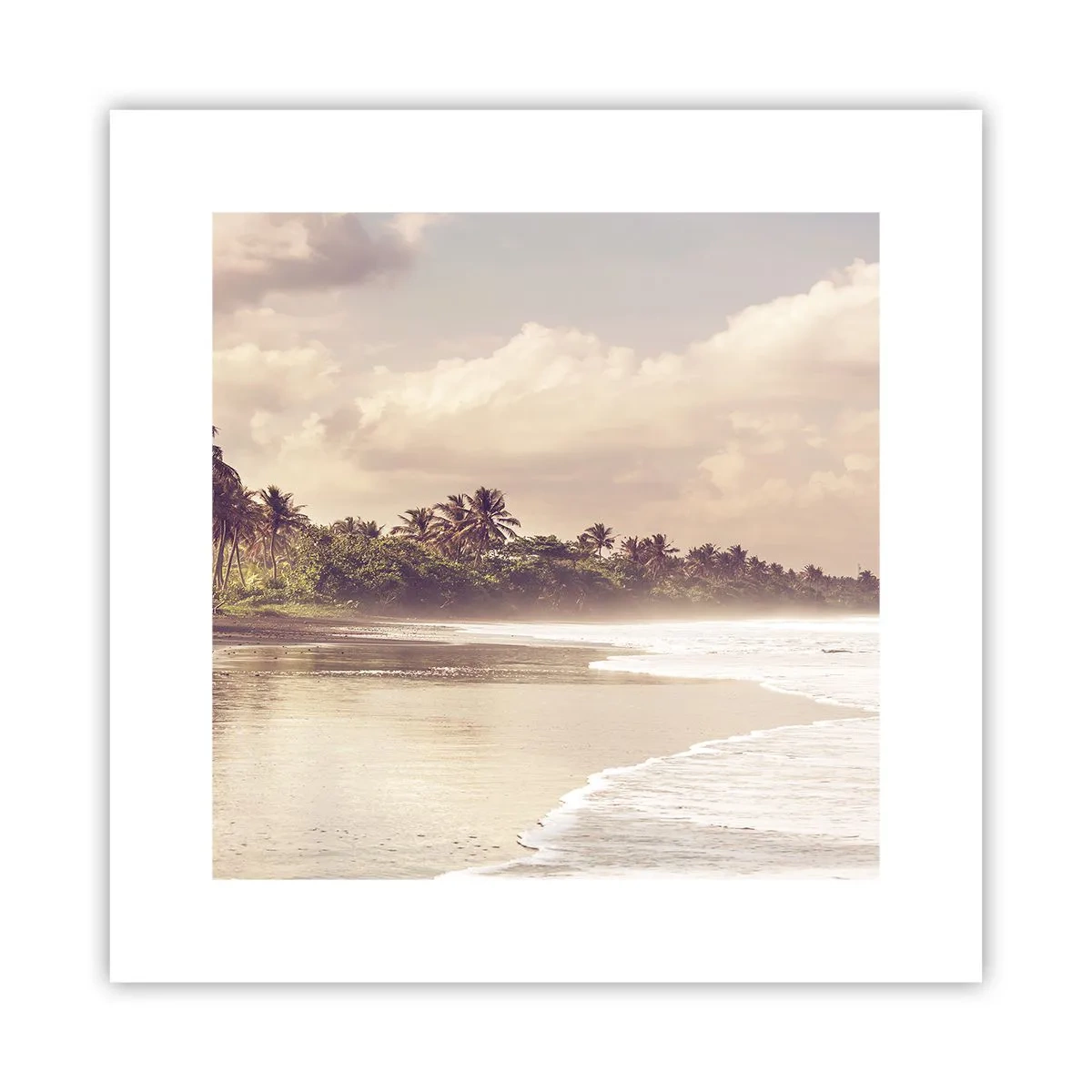 Póster - La caricia de las olas - 30x30 cm