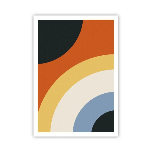 Póster - Círculo sobre círculo - 70x100 cm