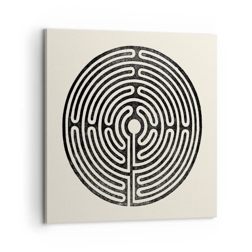 Cuadro sobre lienzo - Impresión de Imagen - Orden misterioso - 60x60 cm