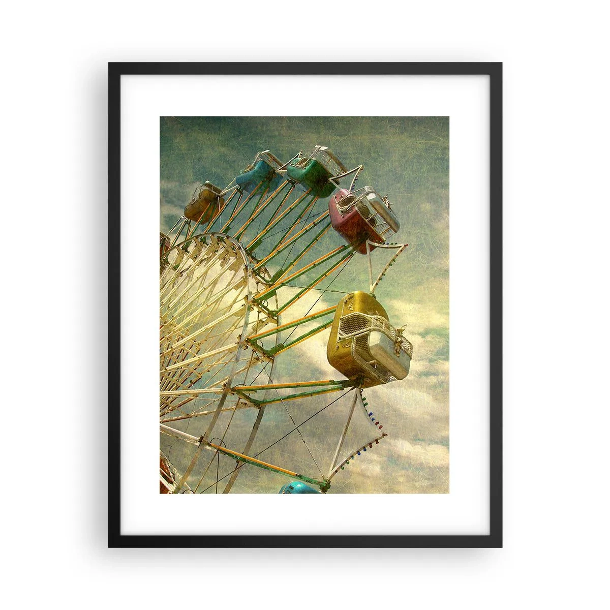 Póster en marco negro - Será, será un día estupendo.... - 40x50 cm