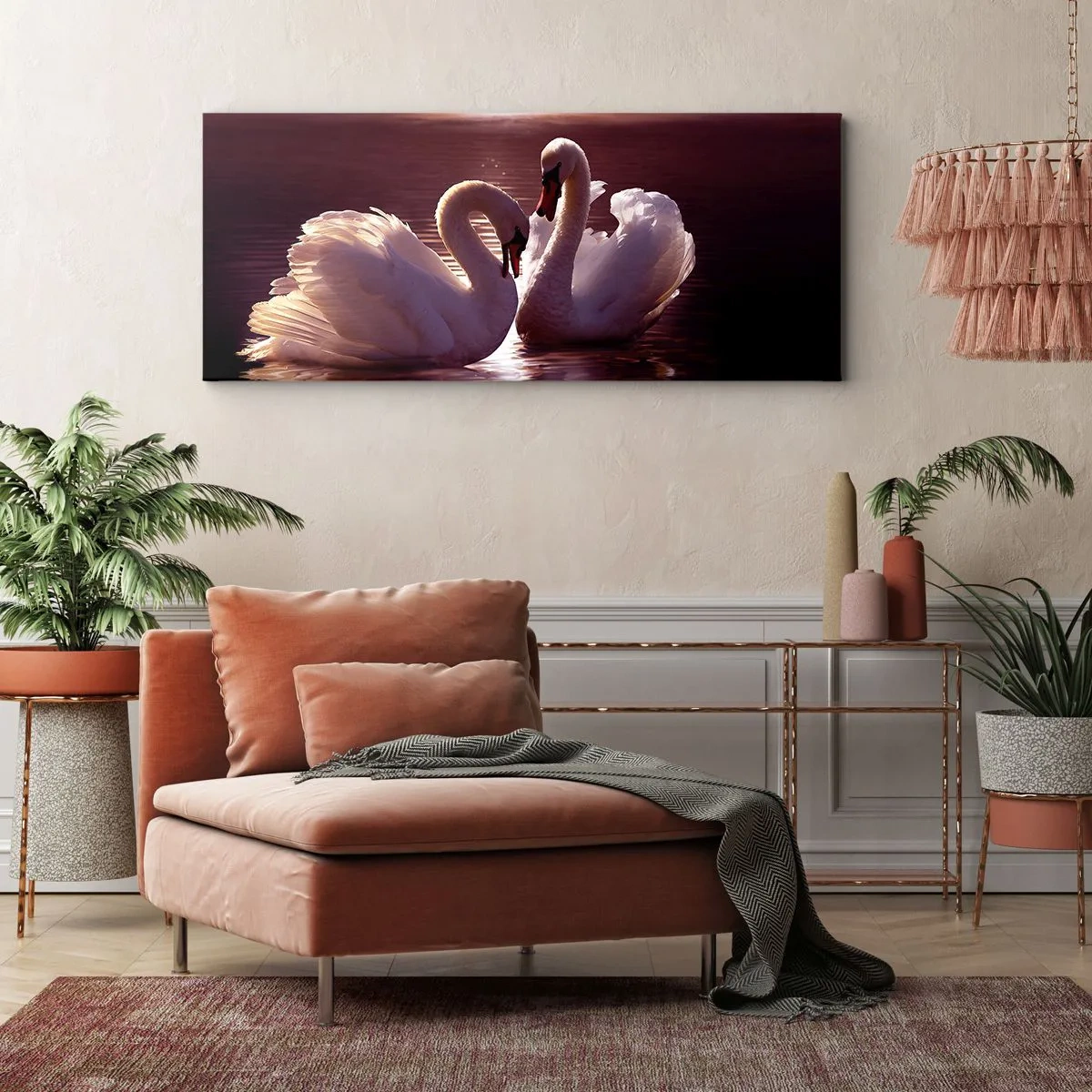 Cuadro sobre lienzo - Impresión de Imagen - Hasta que la muerte nos separe - 90x30 cm