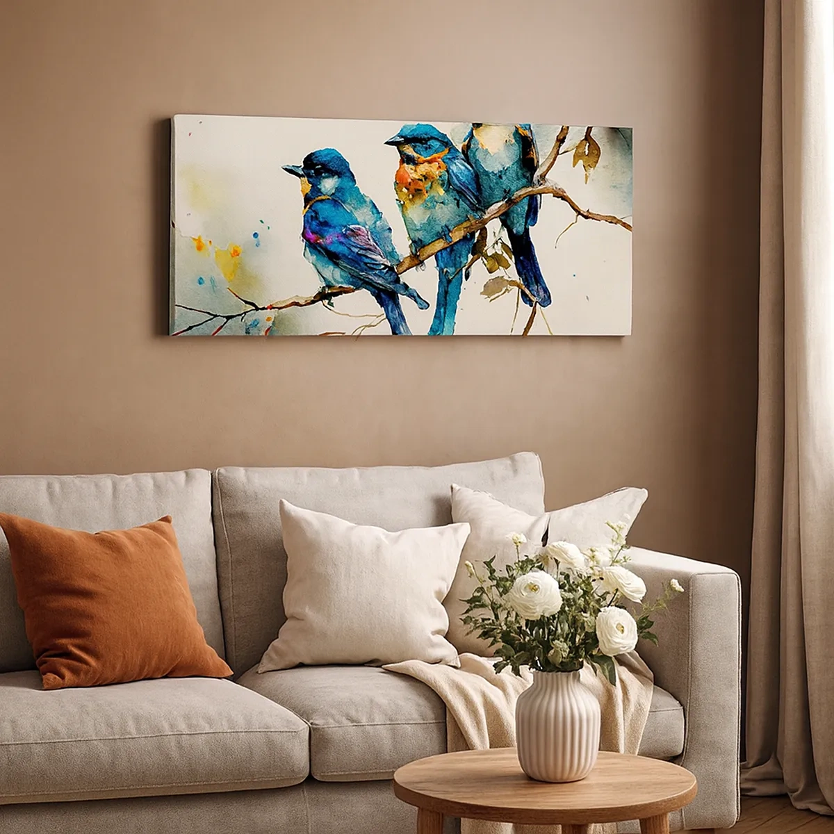 Cuadro sobre lienzo - Impresión de Imagen - ¿Ofendido? - 30x30 cm