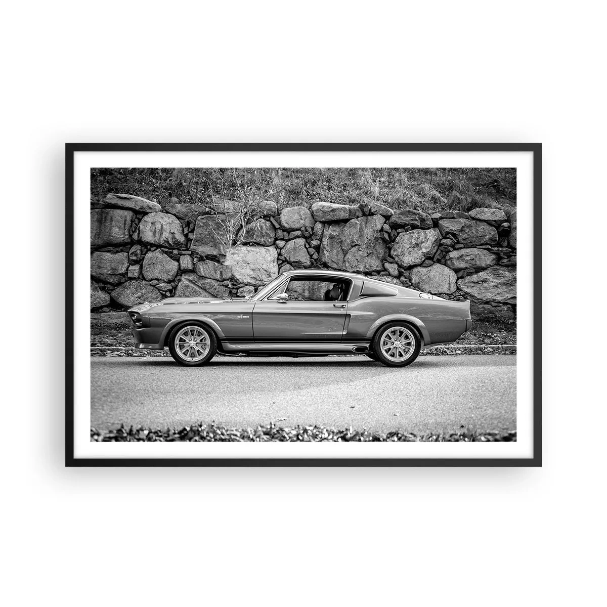 Póster en marco negro - Una leyenda de los años 60 - 91x61 cm