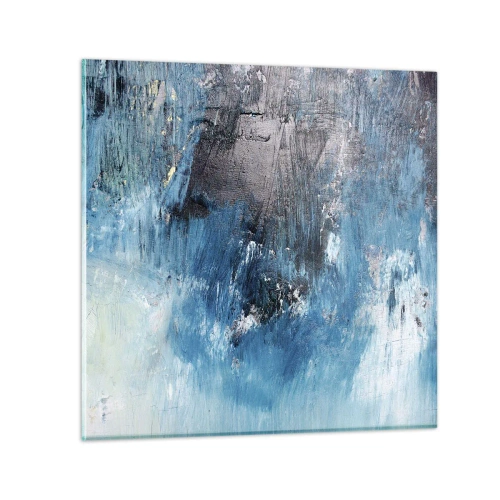 Cuadro sobre vidrio - Impresiones sobre Vidrio - Rapsodia celeste - 30x30 cm