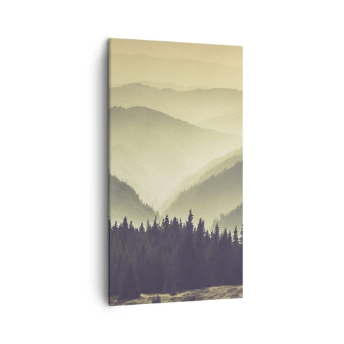 Cuadro sobre lienzo - Impresión de Imagen - Más allá de las siete montañas... - 45x80 cm