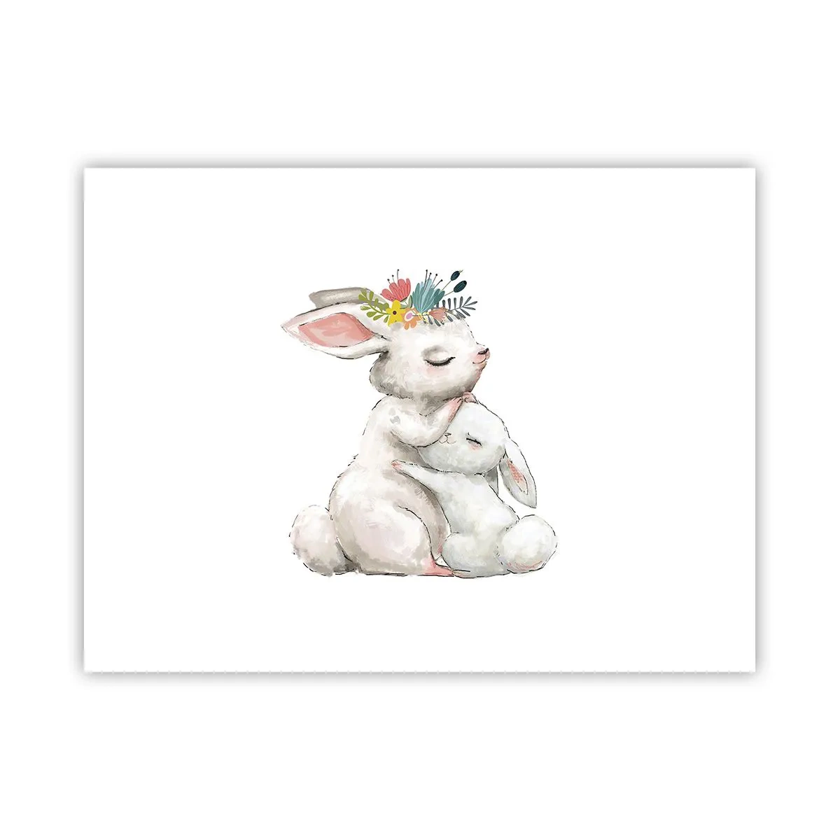 Póster - En ningún lugar mejor que con mamá - 40x30 cm
