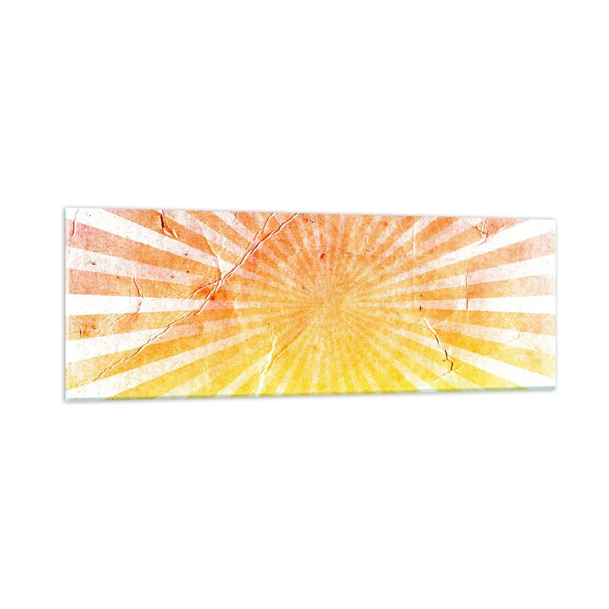 Cuadro sobre vidrio - Impresiones sobre Vidrio - Renacer del sol - 90x30 cm