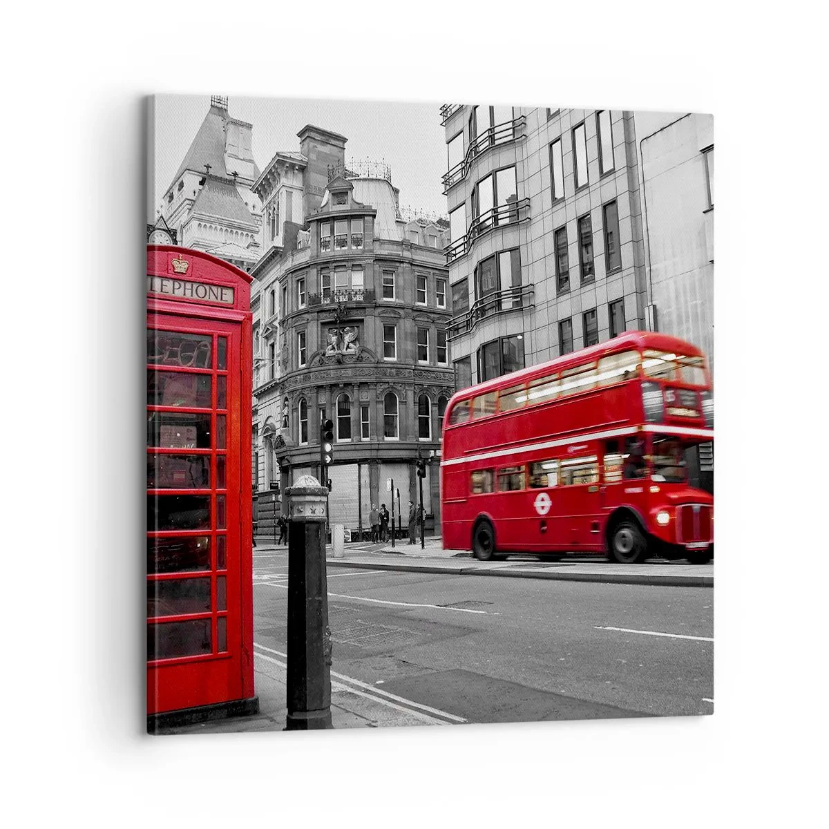 Cuadro sobre lienzo - Impresión de Imagen - El más rojo de Europa - 60x60 cm