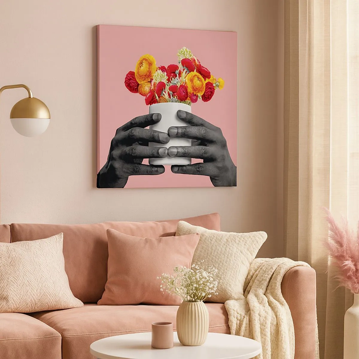 Cuadro sobre lienzo - Impresión de Imagen - La apoteosis de la vida - 30x30 cm