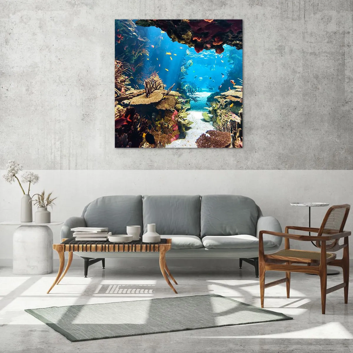 Cuadro sobre vidrio - Impresiones sobre Vidrio - Ni siquiera has soñado - 70x70 cm