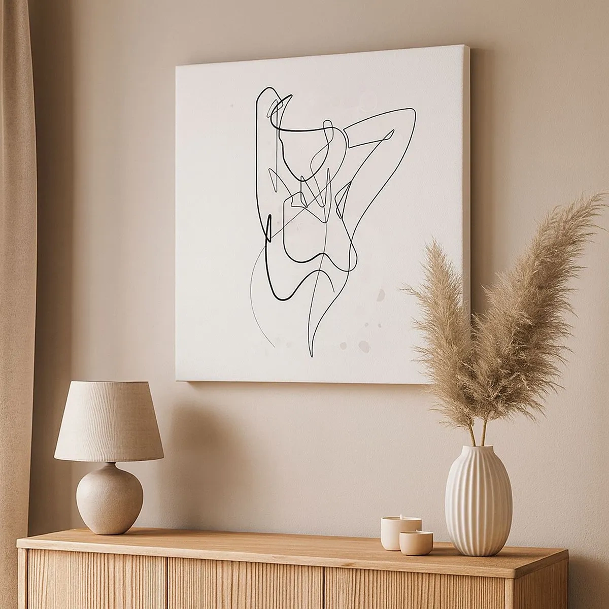 Cuadro sobre lienzo - Impresión de Imagen - El arte de la seducción - 30x30 cm