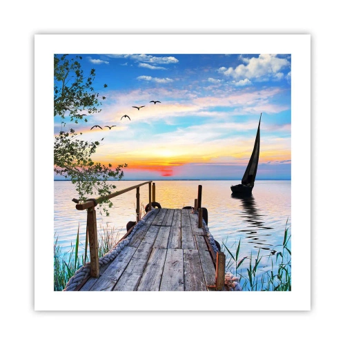 Póster - Que llegue la noche - 50x50 cm
