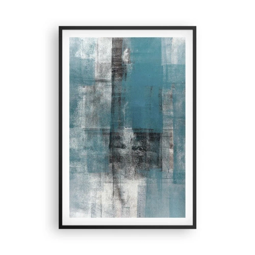 Póster en marco negro - Agua y aire - 61x91 cm