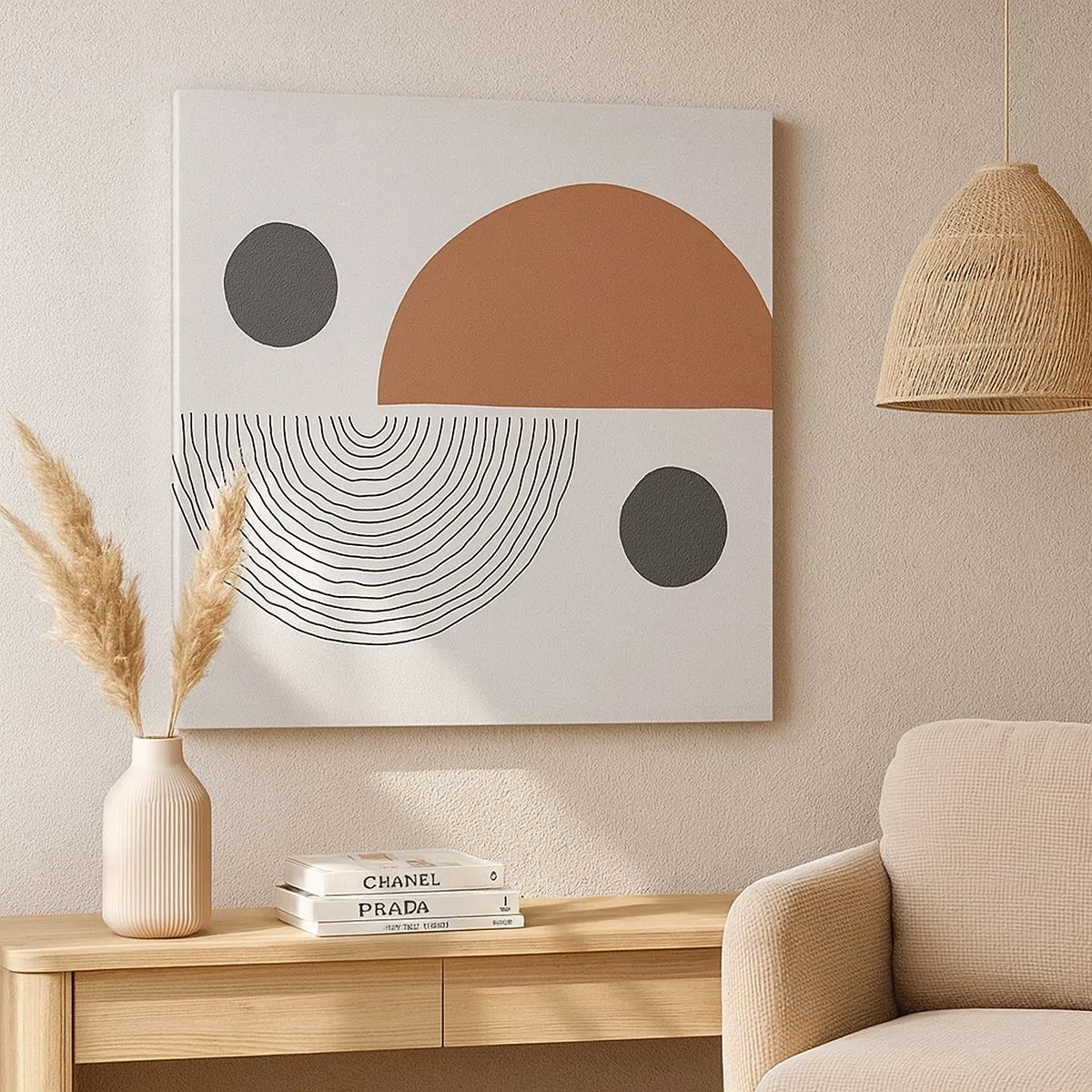 Cuadro sobre lienzo - Impresión de Imagen - La perfección del círculo - 30x30 cm