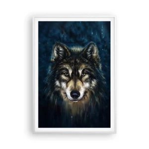 Póster en marco blanco - ¿Alfa? Y omega - 70x100 cm