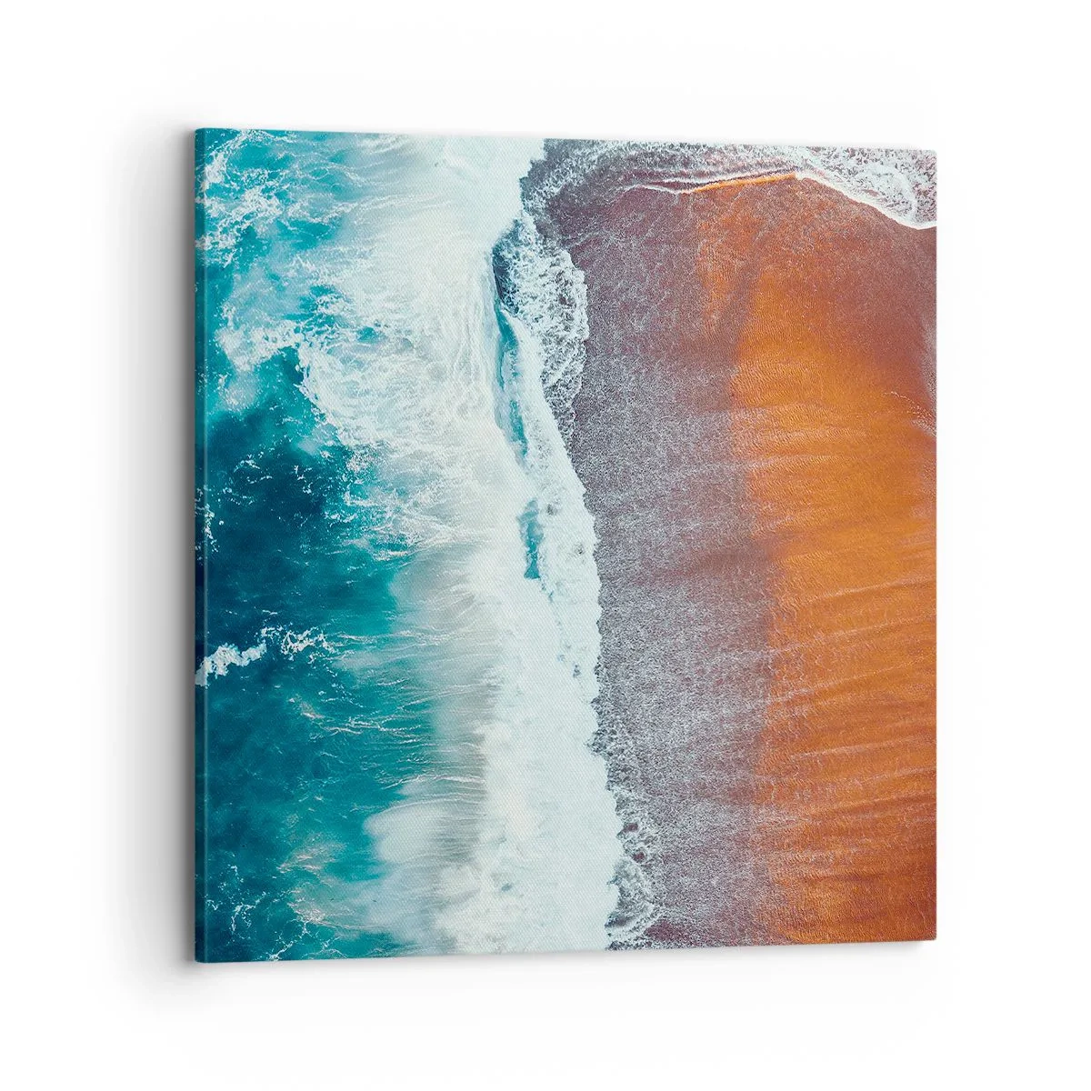 Cuadro sobre lienzo - Impresión de Imagen - Un toque de océano - 70x70 cm