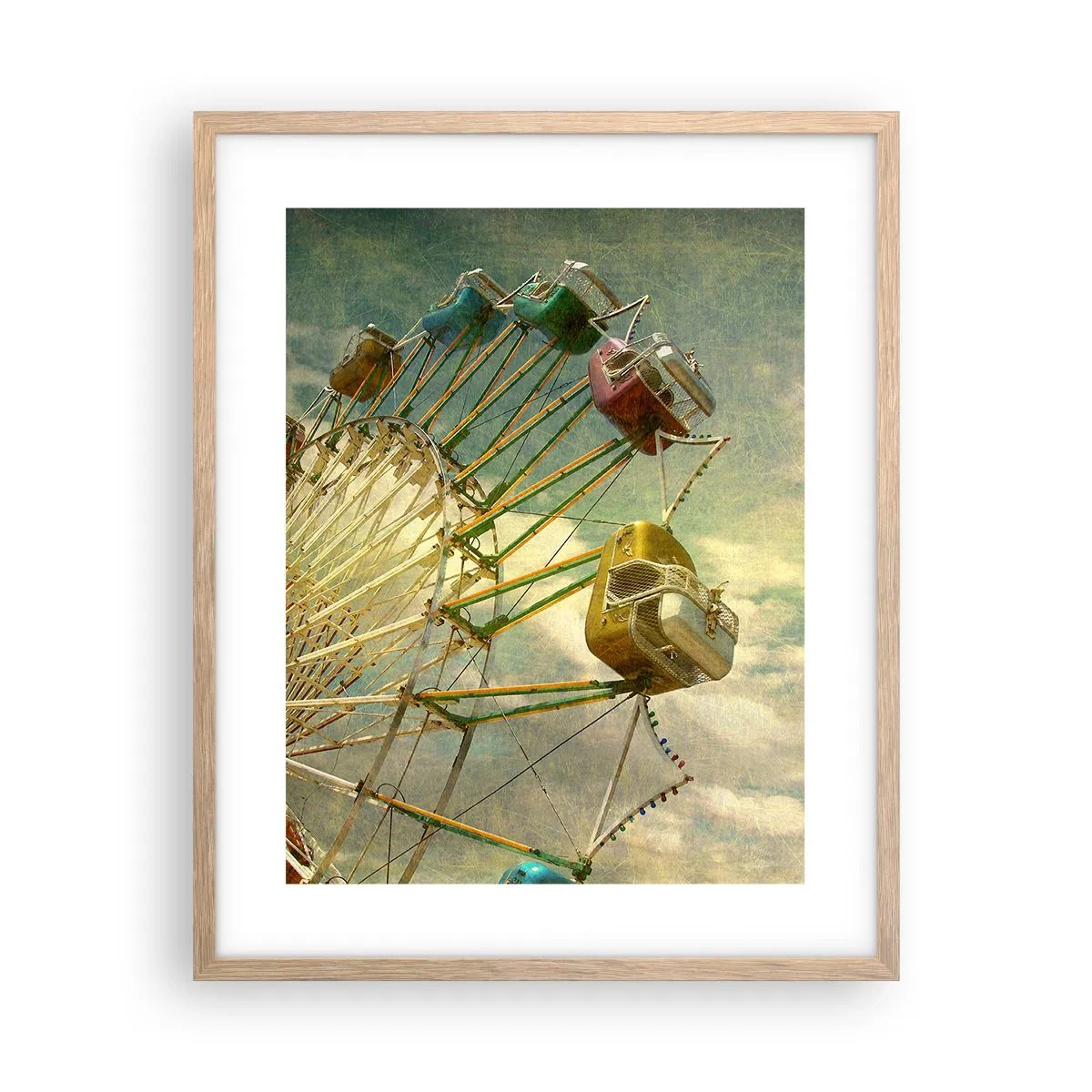 Póster en marco roble claro - Será, será un día estupendo.... - 40x50 cm