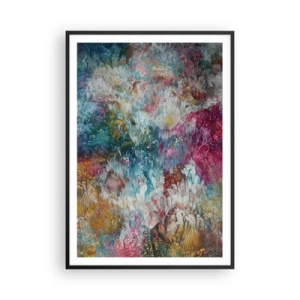 Póster en marco negro - En plena floración - 70x100 cm