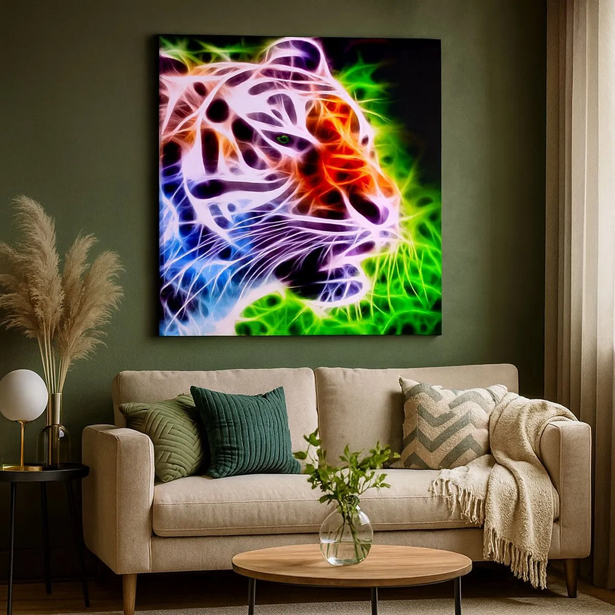 Cuadro sobre lienzo - Impresión de Imagen - Un aura amenazante - 30x30 cm