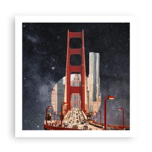 Póster - Siempre en el centro - 60x60 cm