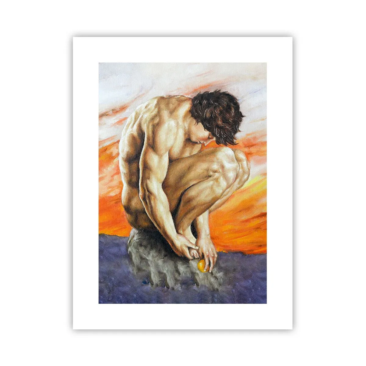 Póster - Sumergido en sí mismo - 30x40 cm