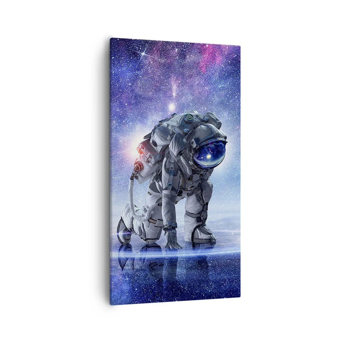 Cuadro sobre lienzo - Impresión de Imagen - Cielo estrellado sobre mí - 55x100 cm