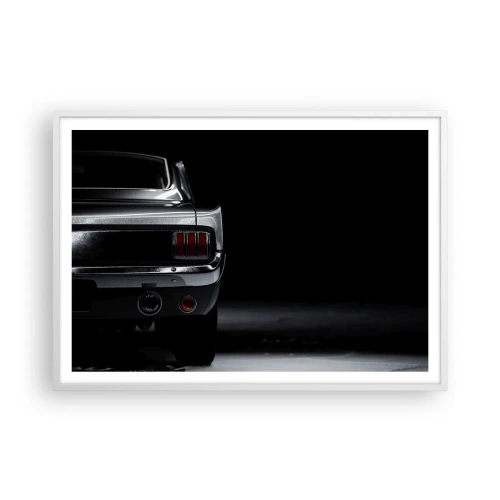 Póster en marco blanco - El encanto de los clásicos - 100x70 cm