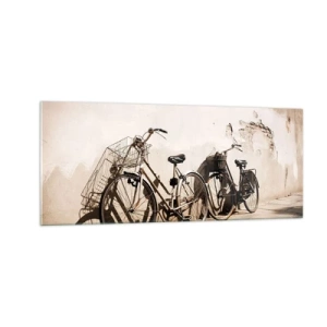 Cuadro sobre vidrio - Impresiones sobre Vidrio - El inolvidable encanto del pasado - 100x40 cm