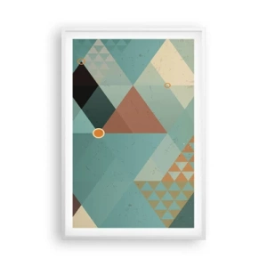 Póster en marco blanco - Uno para todos y todos para uno - 61x91 cm