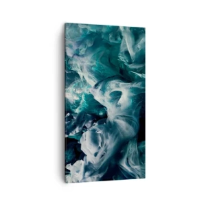 Cuadro sobre lienzo - Impresión de Imagen - Un movimiento de color - 45x80 cm