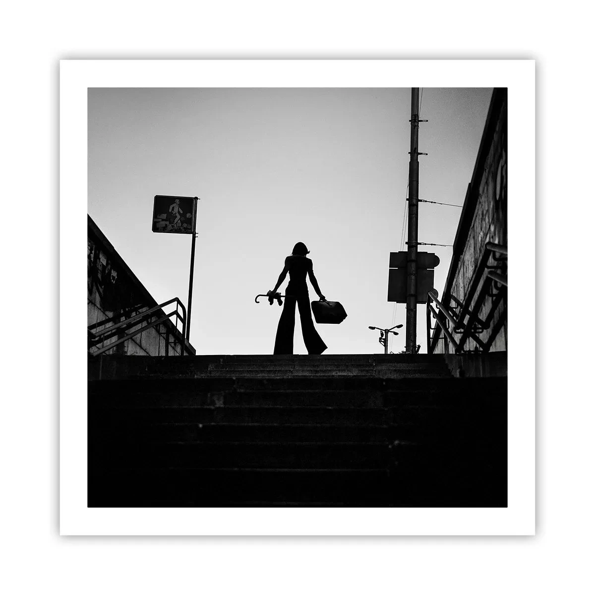 Póster - Paseo urbano - 60x60 cm