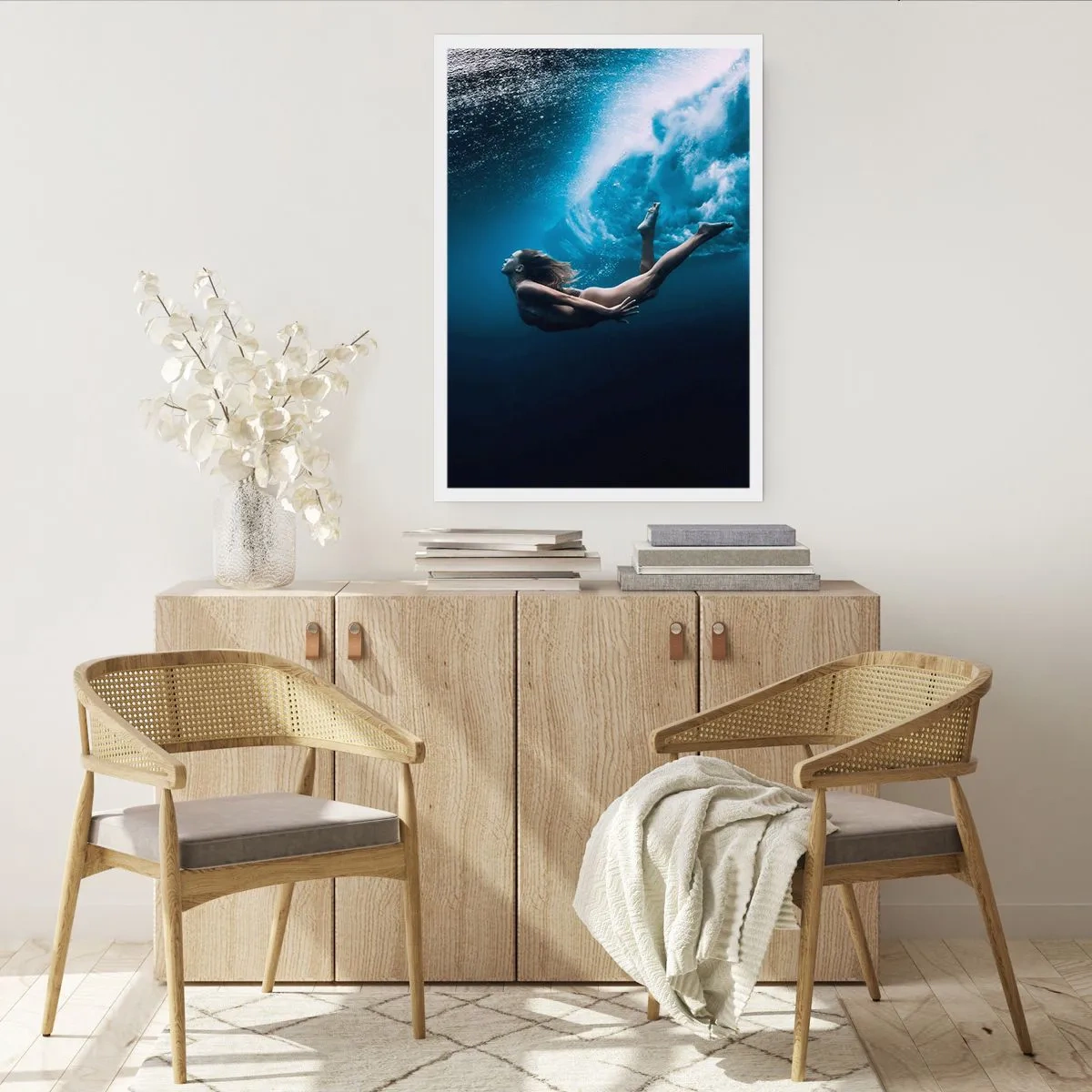 Póster - Una sirena contemporánea - 30x40 cm